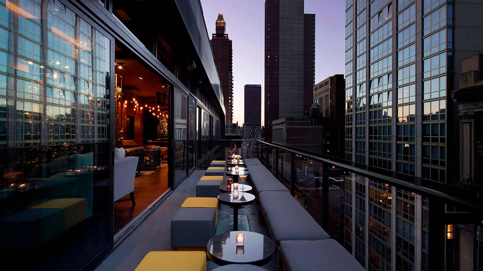 Park Rooftop Terrace Dusk